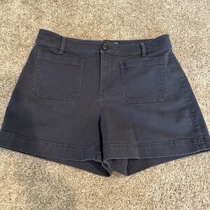 LOFT Drak Gray Palmer Shorts Tailored Design